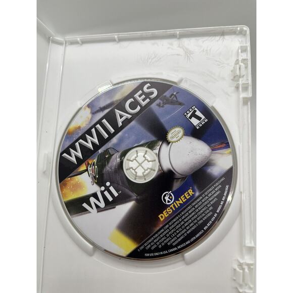 WWII Aces (Nintendo Wii, 2008) - Tested - Picture 3 of 5